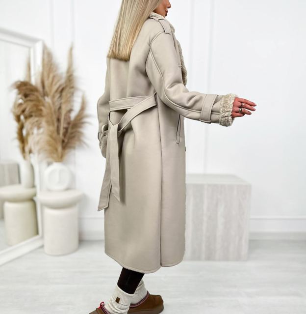 [Copy]Puffer Jacket with Oversized Faux Fur Hood