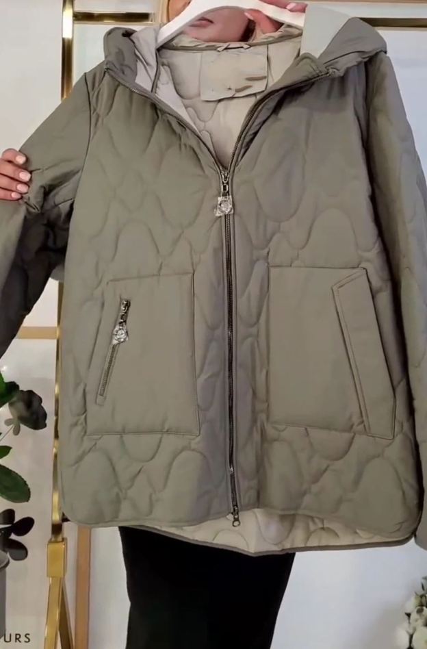 [Copy]Black Oversized Puffer Coat with Hood & Patch Pockets