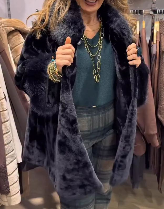 [Copy]Faux Fur Long Coat