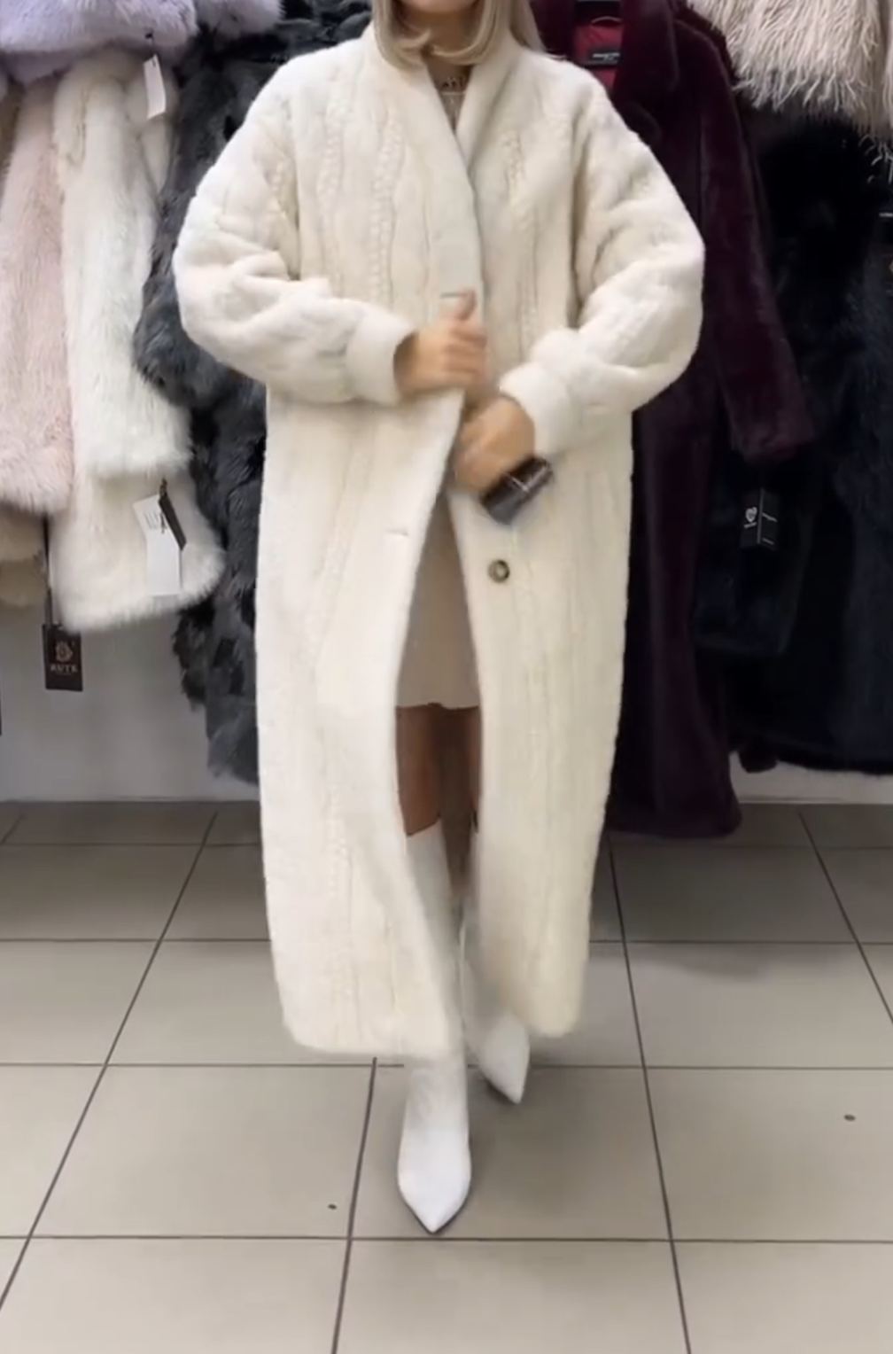 [Copy] Maxi Puffer Coat with Drawstring Waist