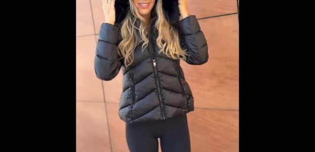 [Copy]Beige Longline Puffer Coat with Faux Fur Hood & Adjustable Belt