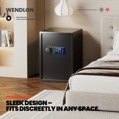 Wedlon Safe Box for home - 18 KG Touch screen lock Box「50E」