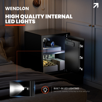 Wedlon Safe Box for home - 16KG Touch screen lock Box