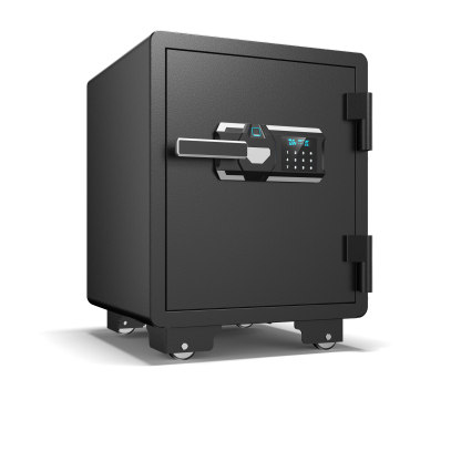 Fireproof and waterproof biometric safe,weighs 75 KG. Fire proof box for home,office,lock box,cabinet with fingerprint