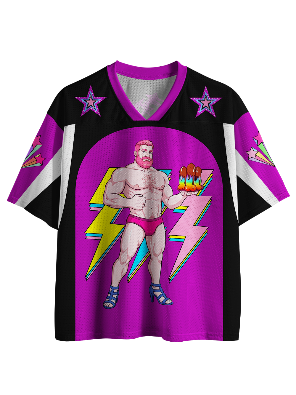 LIGHTNING MUSCLE POP MESH JERSEY