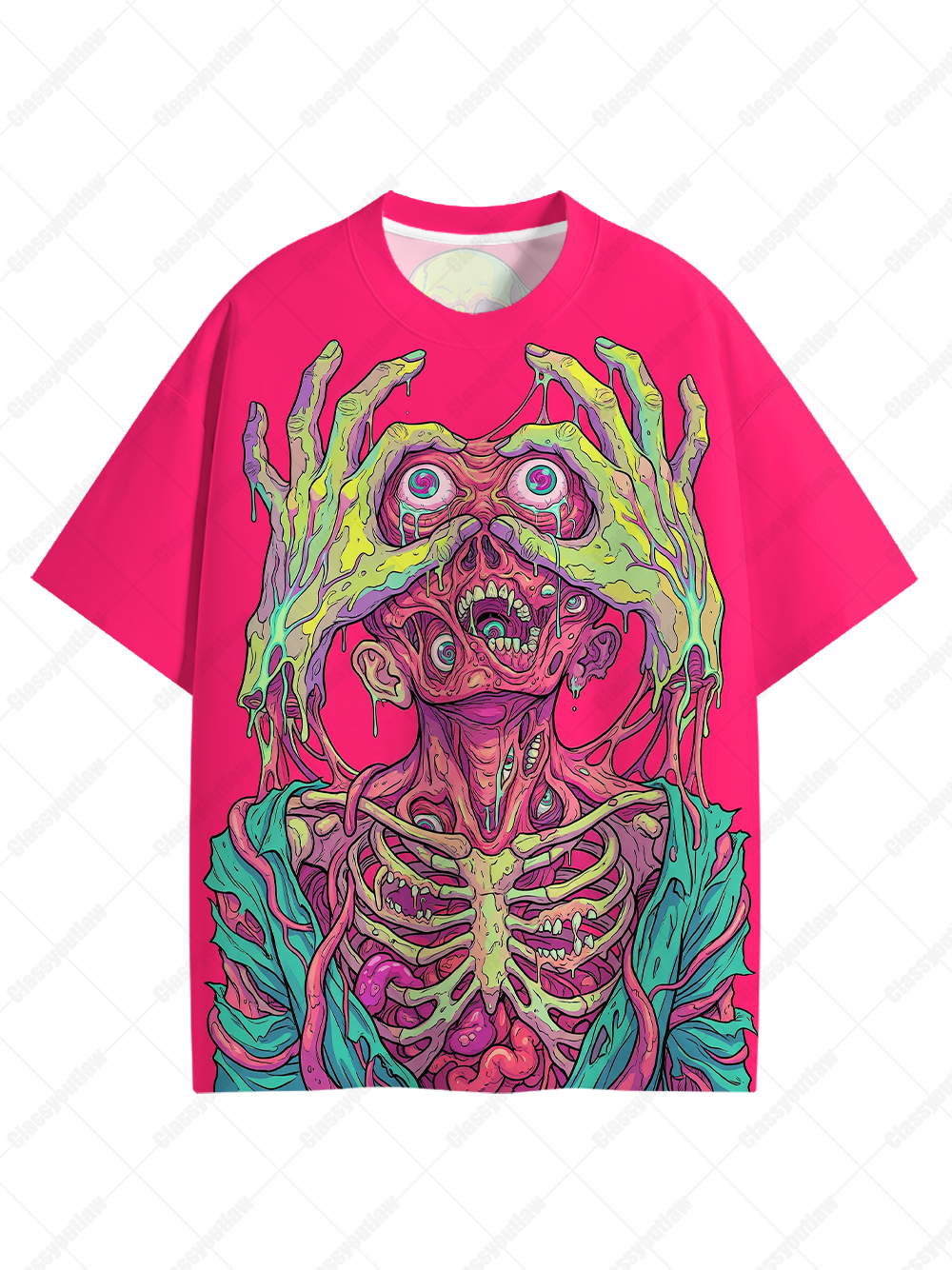 Trippy bones & acid dreams Graphic T-shirt