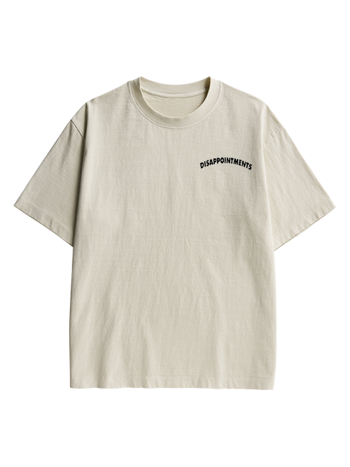 Disappointments All Of You Double Sided Print Washed TShirt