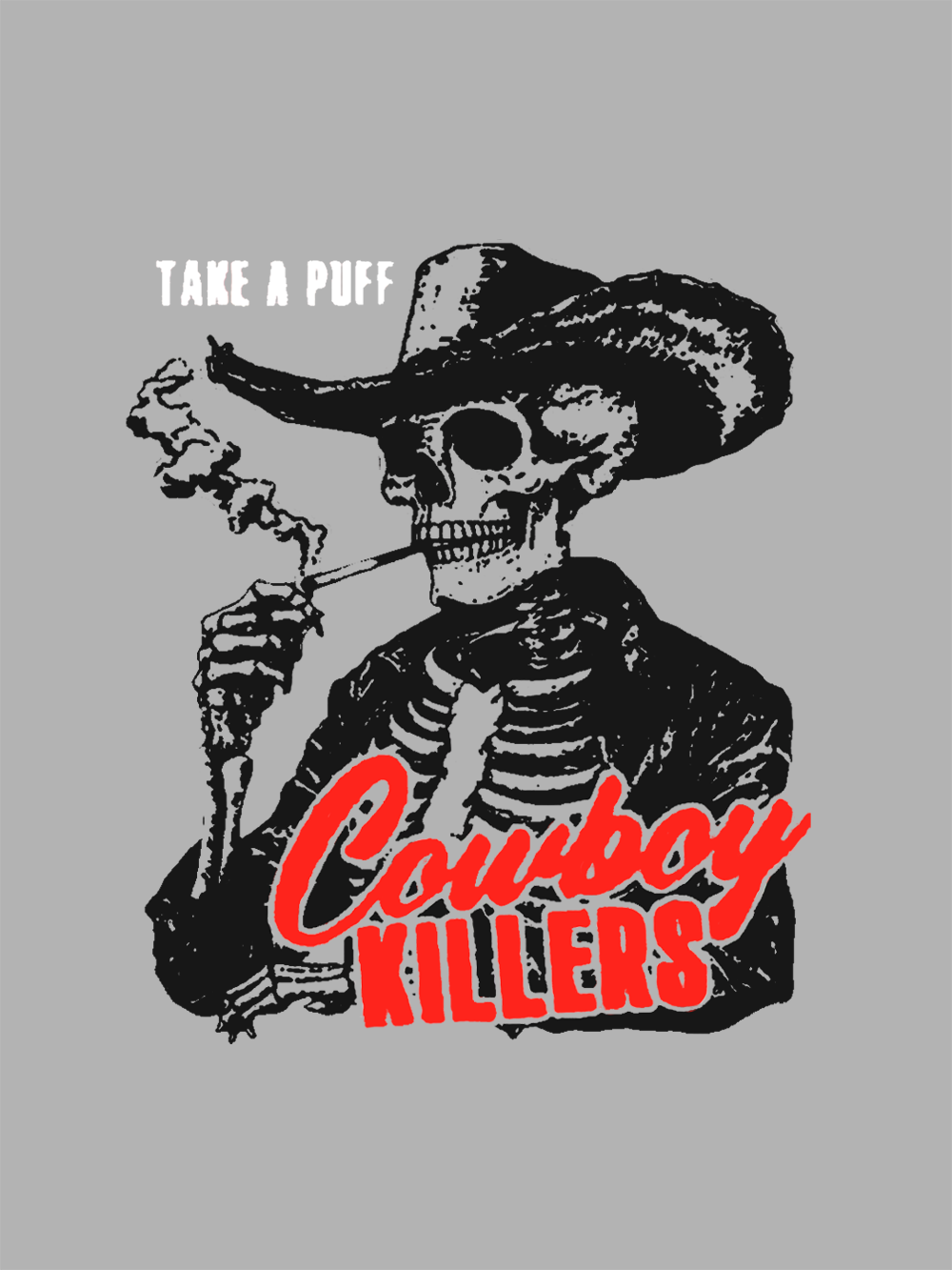 Take a Puff: Cowboy Killers Washed Tshirt