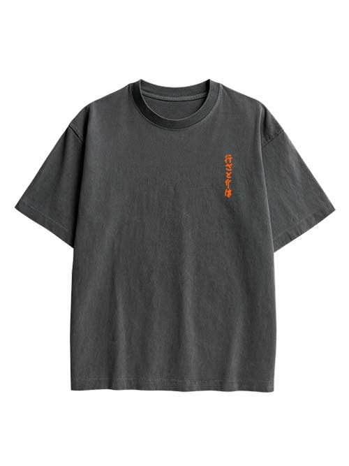 Ghost Song Double Sided Print Washed Tshirt