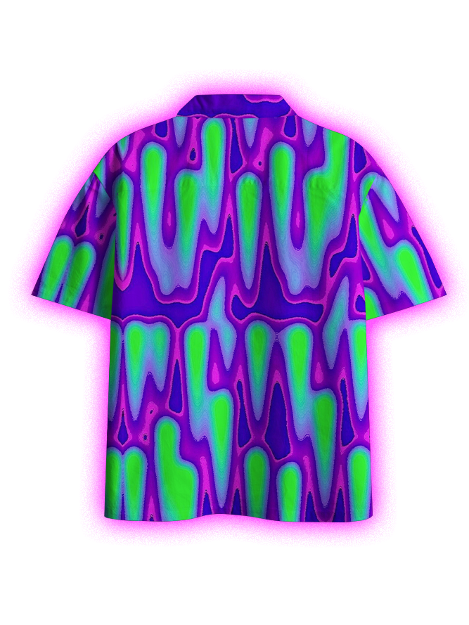 Psychedelic Button Up Pocket Shirt