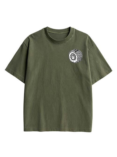 Human Sushi Slices  Double Sided Print Washed TShirt