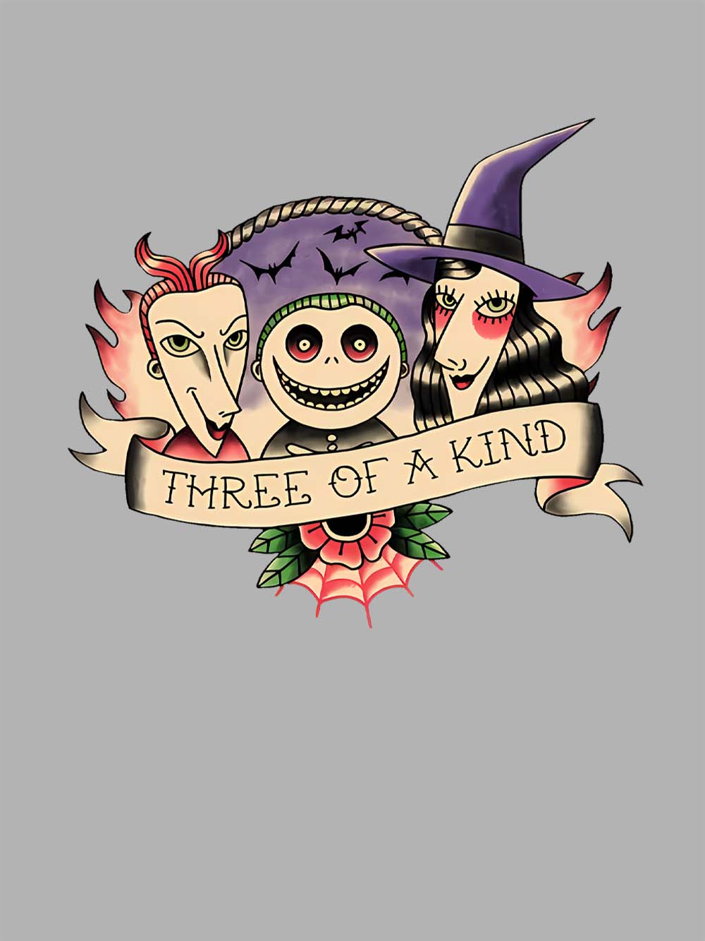 Three Of A Kind Washed Tshirt