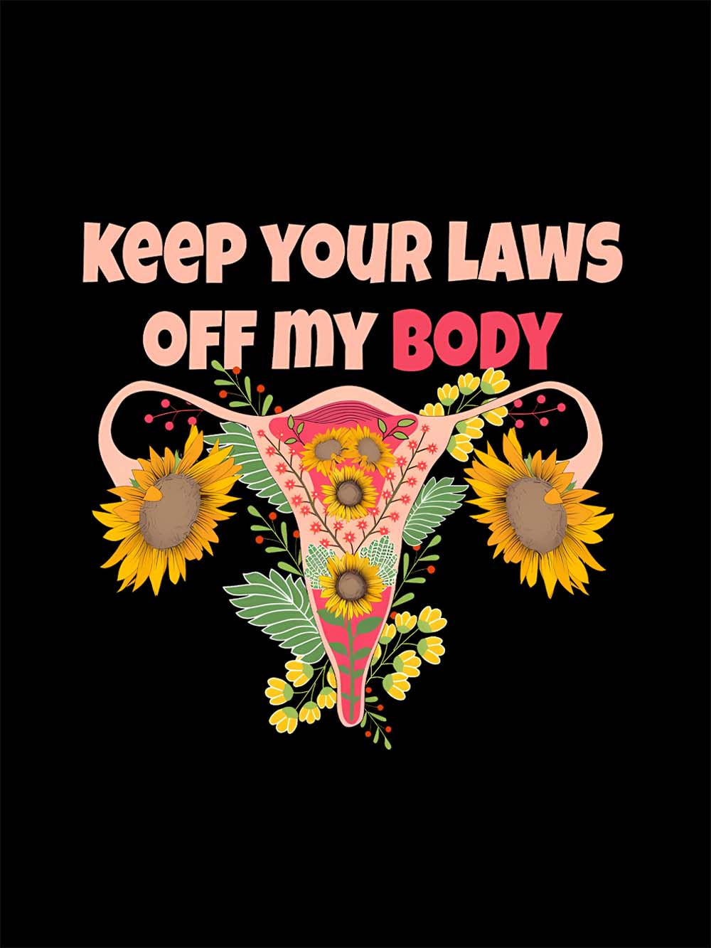 Keep Your Laws Off My Body Washed Tshirt