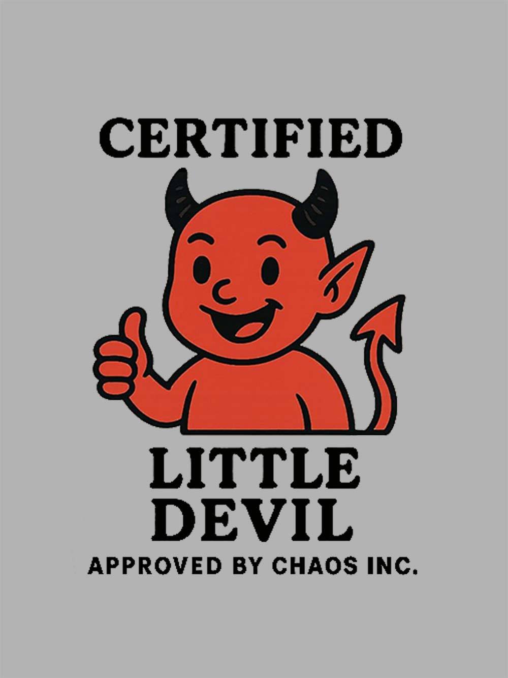 Certified Little Devil Washed Tshirt
