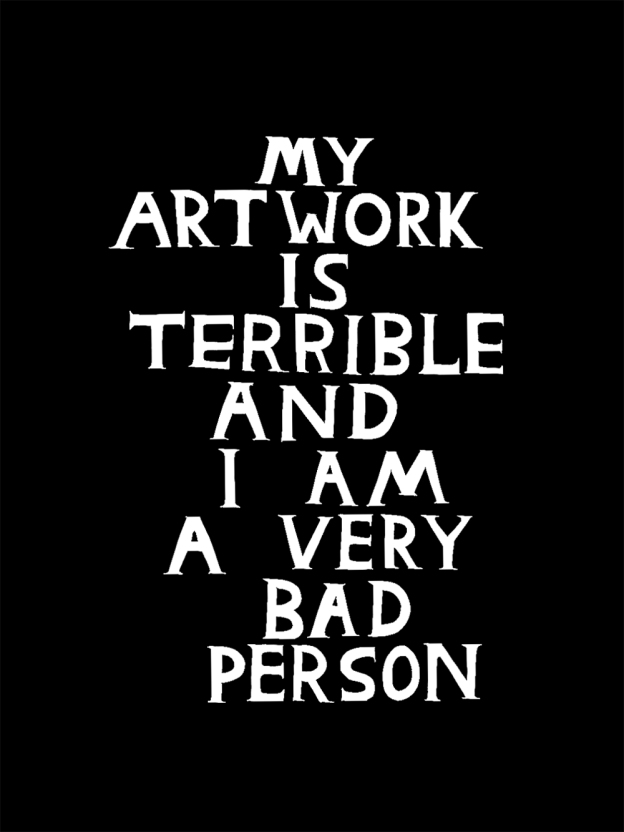 My Artwork Is Terrible Washed Tshirt