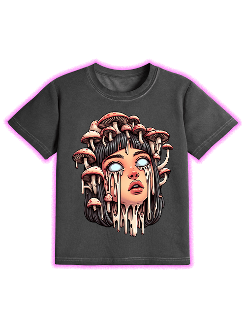 Melting Girl Washed Slim Tshirt
