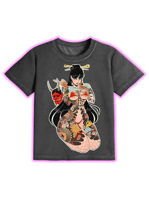 Tattooed Mystique Washed Slim Tshirt