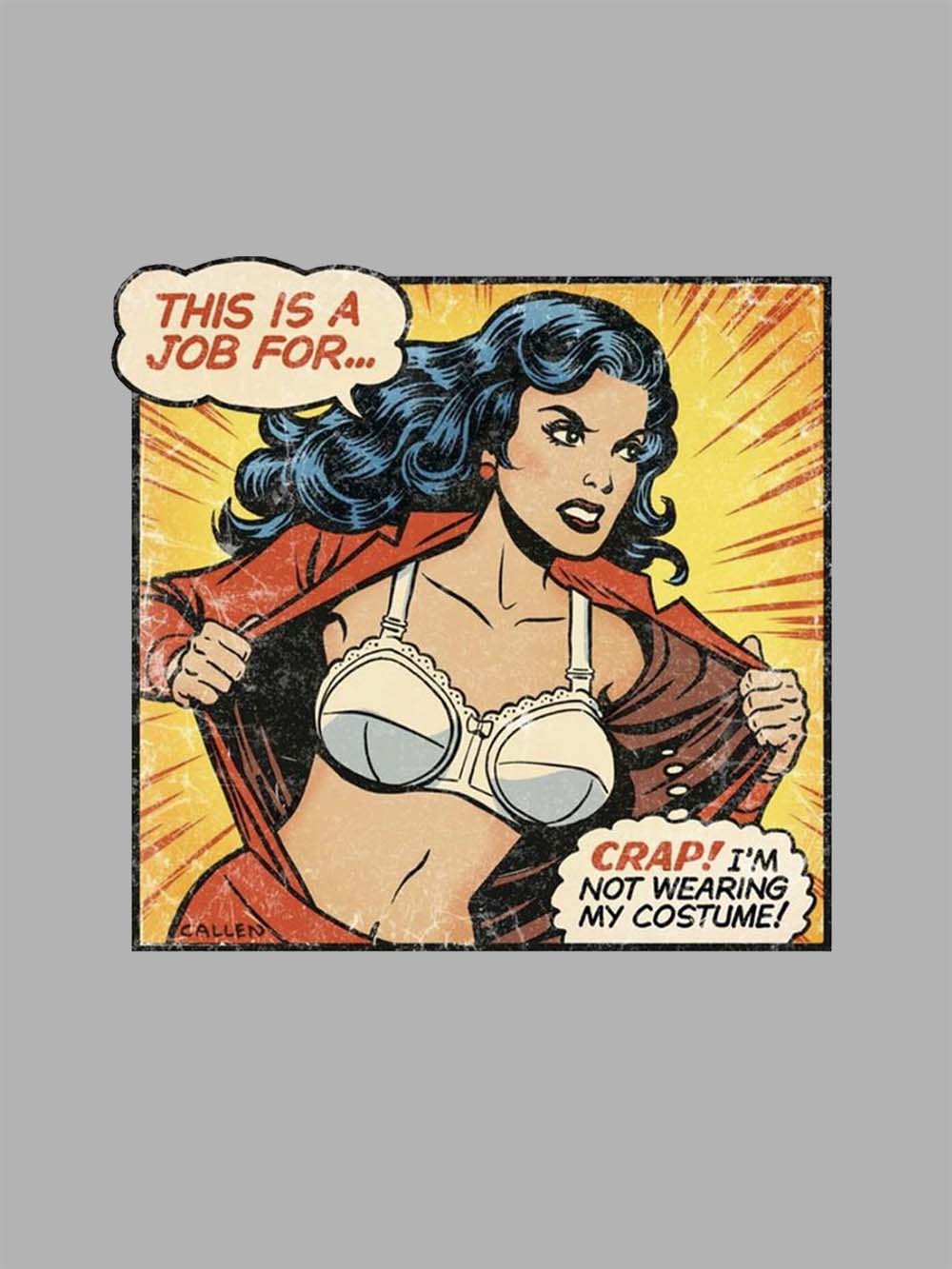 Crap! I’m not wearing my costume Washed Tshirt