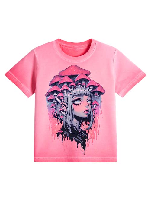 Fungal Reverie Washed Slim Tshirt