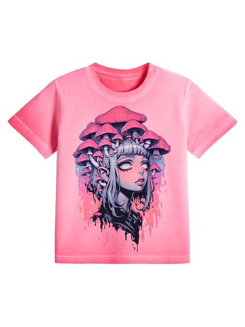 Fungal Reverie Washed Slim Tshirt