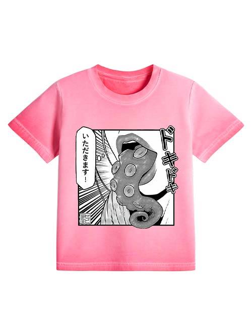 Tentacle Washed Slim Tshirt-ClassyOutlaw Sale