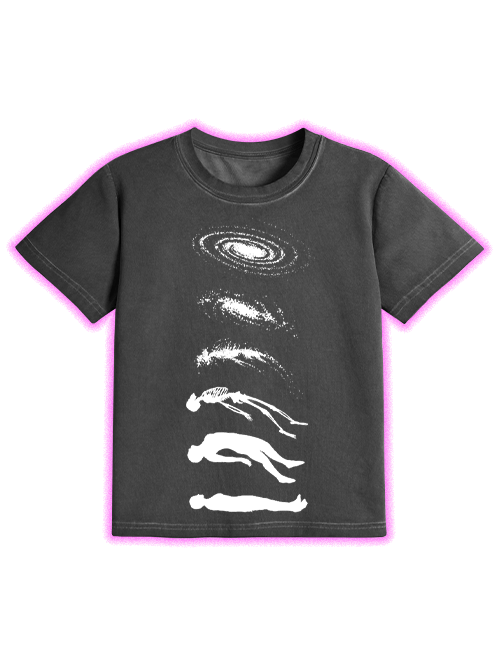 Back To Star Dust Washed Slim Tshirt-ClassyOutlaw Sale