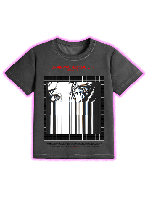 Brainwashed Society Washed Slim Tshirt