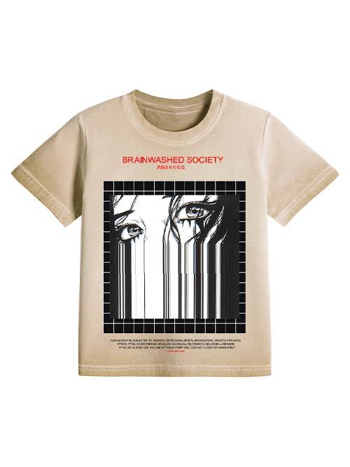 Brainwashed Society Washed Slim Tshirt