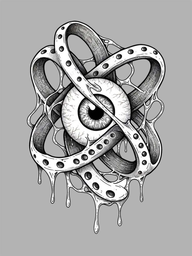 Alien Eye Washed Tshirt