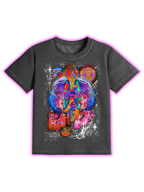 Spiritual Void World Washed Slim Tshirt