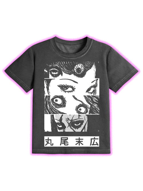 Eyes Of The Unknown Washed Slim Tshirt-ClassyOutlaw Sale