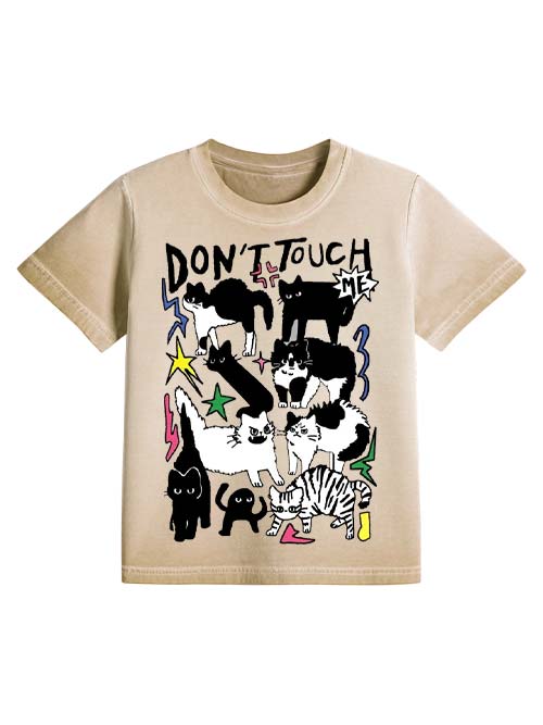 Don't Touch Me Washed Slim Tshirt