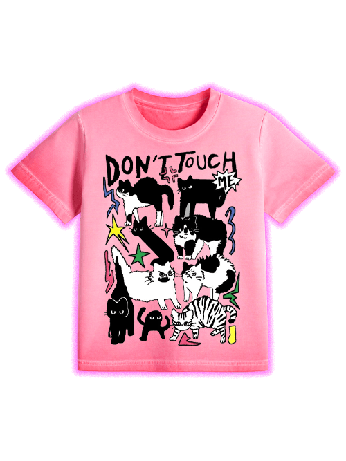 Don't Touch Me Washed Slim Tshirt