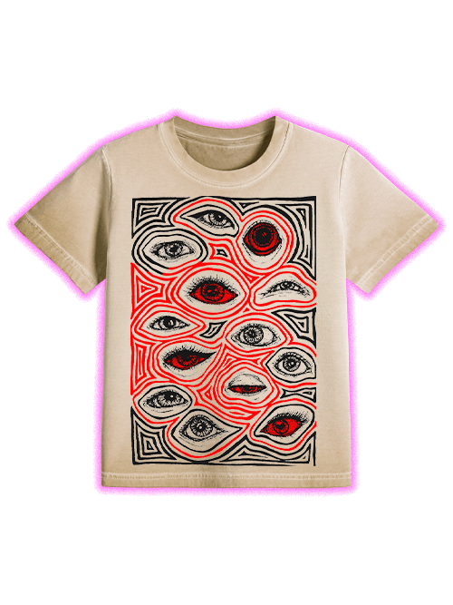 Eyes Of Perception Washed Slim Tshirt