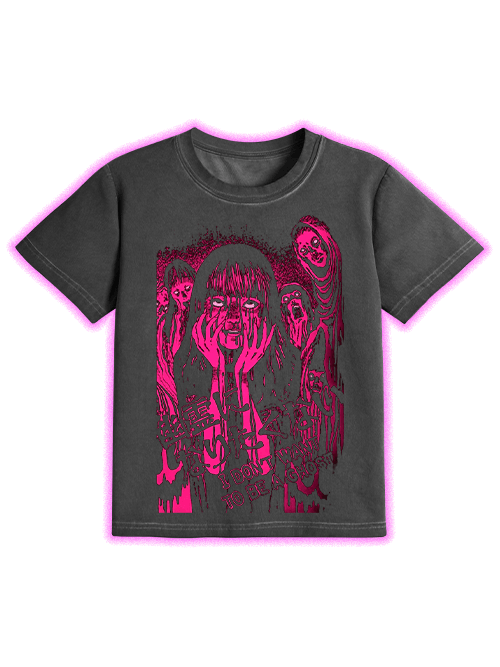 I Don't Want To Be A Ghost Washed Slim Tshirt-ClassyOutlaw Sale