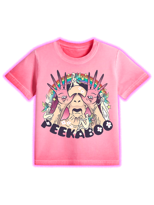 Peekaboo Washed Slim Tshirt-ClassyOutlaw Sale