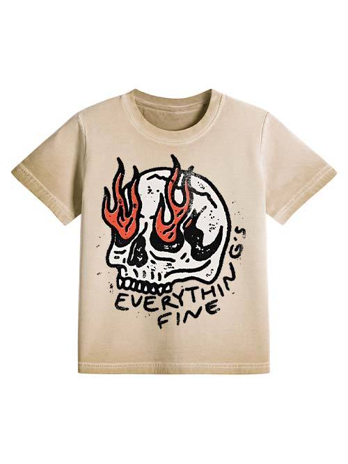 Everything's Fine Washed Slim Tshirt