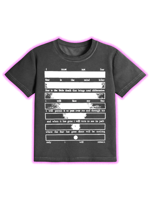 Conquering Fear Washed Slim Tshirt-ClassyOutlaw Sale