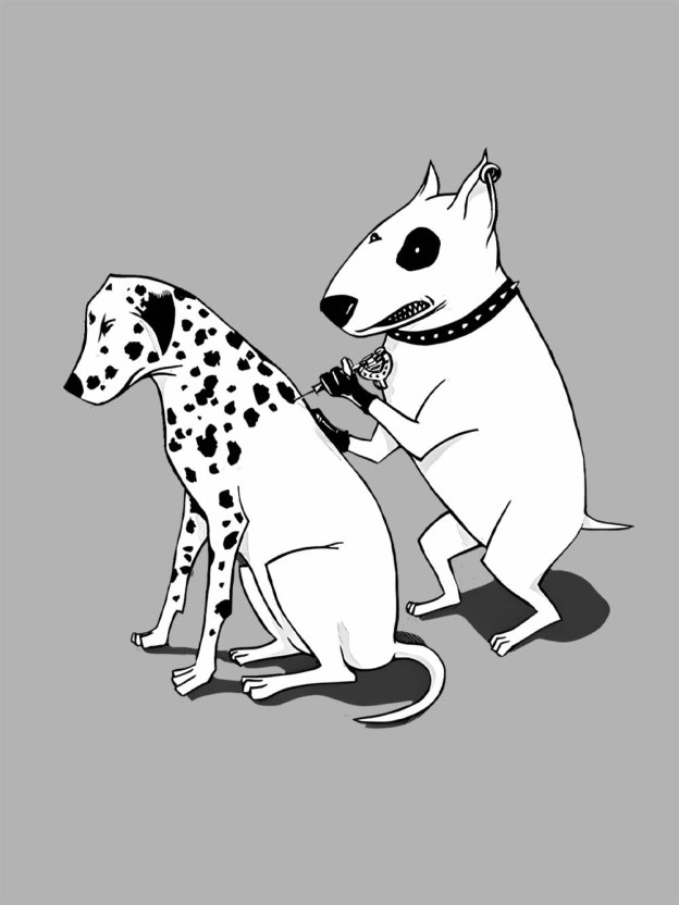 Dog Gossip Washed Tshirt