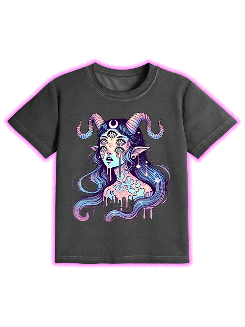 Mystic Melting Siren Washed Slim Tshirt