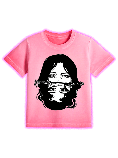 Reflection Duality Washed Slim Tshirt-ClassyOutlaw Sale