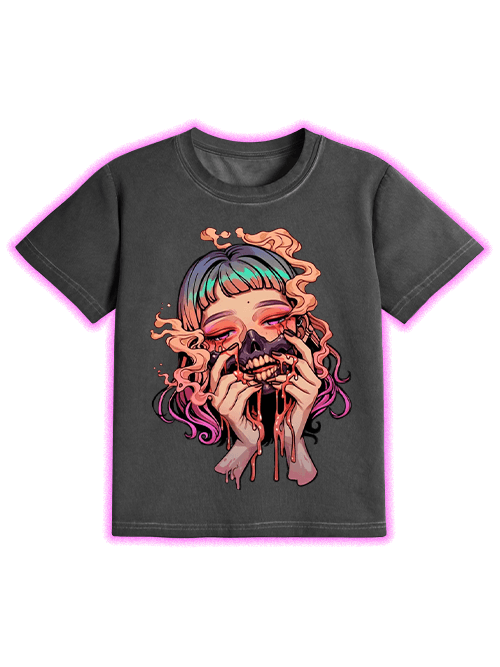 Masked Melancholy Washed Slim Tshirt