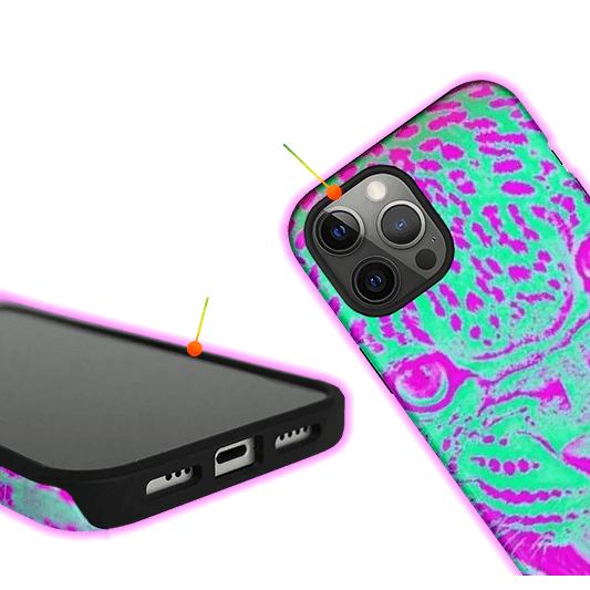 Neon Tiger Phone Case