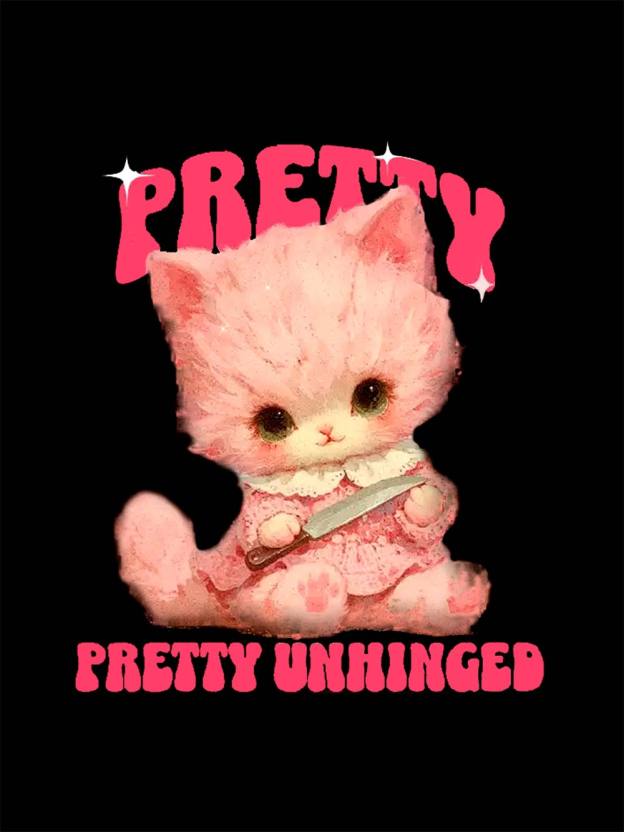 Pretty and Unhinged Washed Tshirt