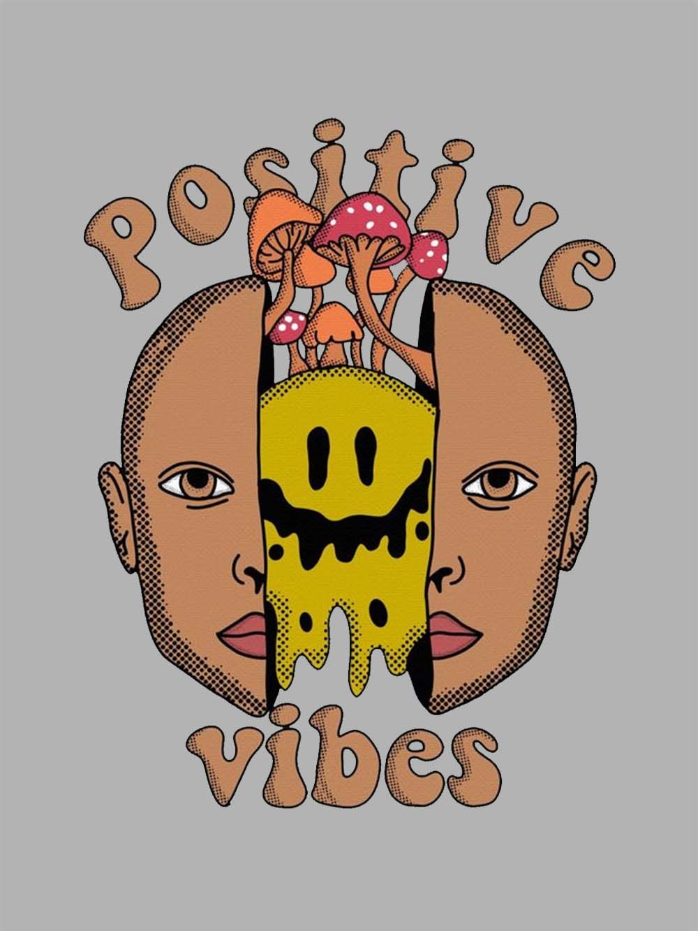 Positive Vibes Washed Tshirt