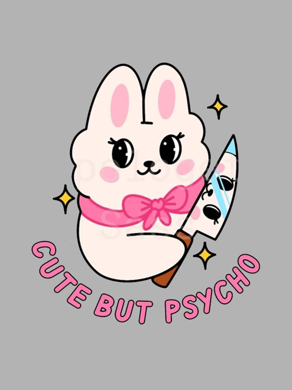 Cute But Psycho Washed Tshirt