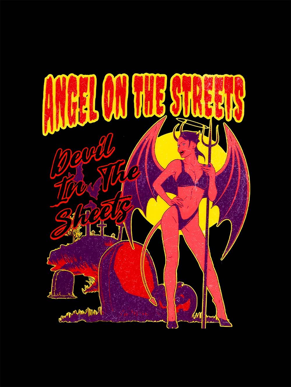 Angel on the Streets, Devil in the Sheets Washed Tshirt