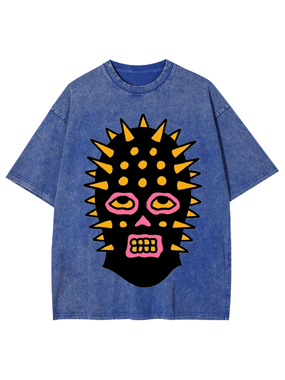 Spiked Mask Washed Tshirt