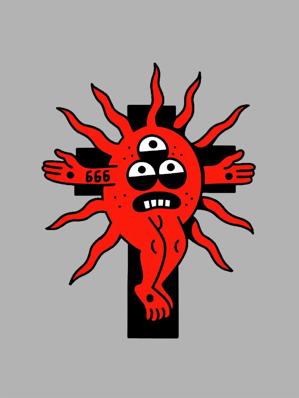 Twisted Trinity Washed Tshirt