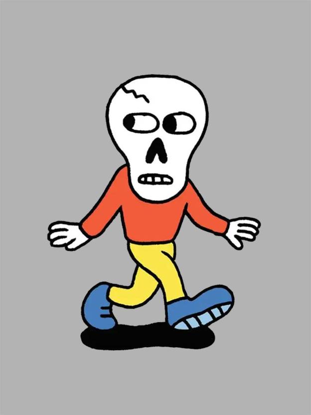 Skull on the Move Washed Tshirt